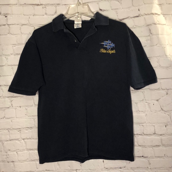 blue angels polo shirt